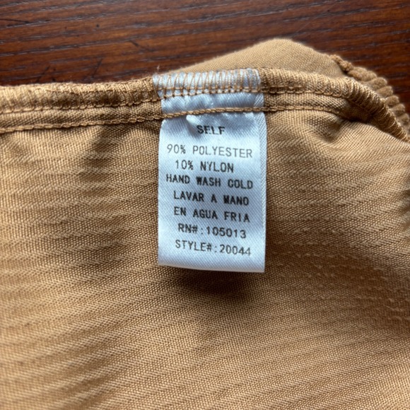 Savanna Jane Womens Corduroy Floral Embroidered Boho Chic Hippie Shacket Large - Picture 13 of 15